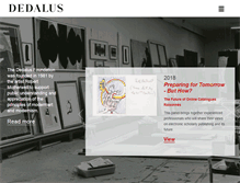 Tablet Screenshot of dedalusfoundation.org